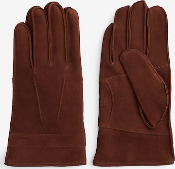 TOMMY HILFIGER Fingerhandschuhe in Braun: Vorderseite