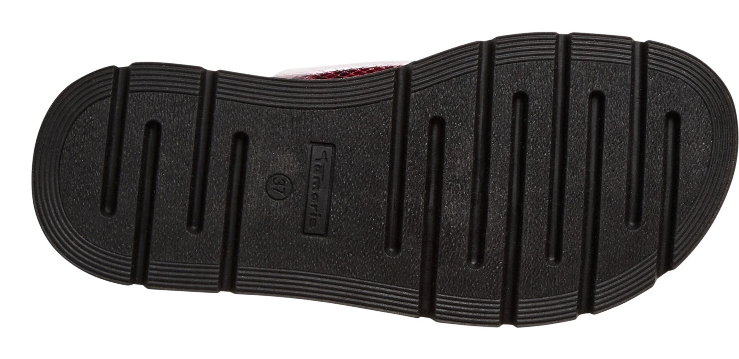 Tamaris Mules in Red