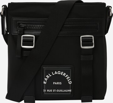 Karl Lagerfeld Taška cez rameno - Čierna: predná strana