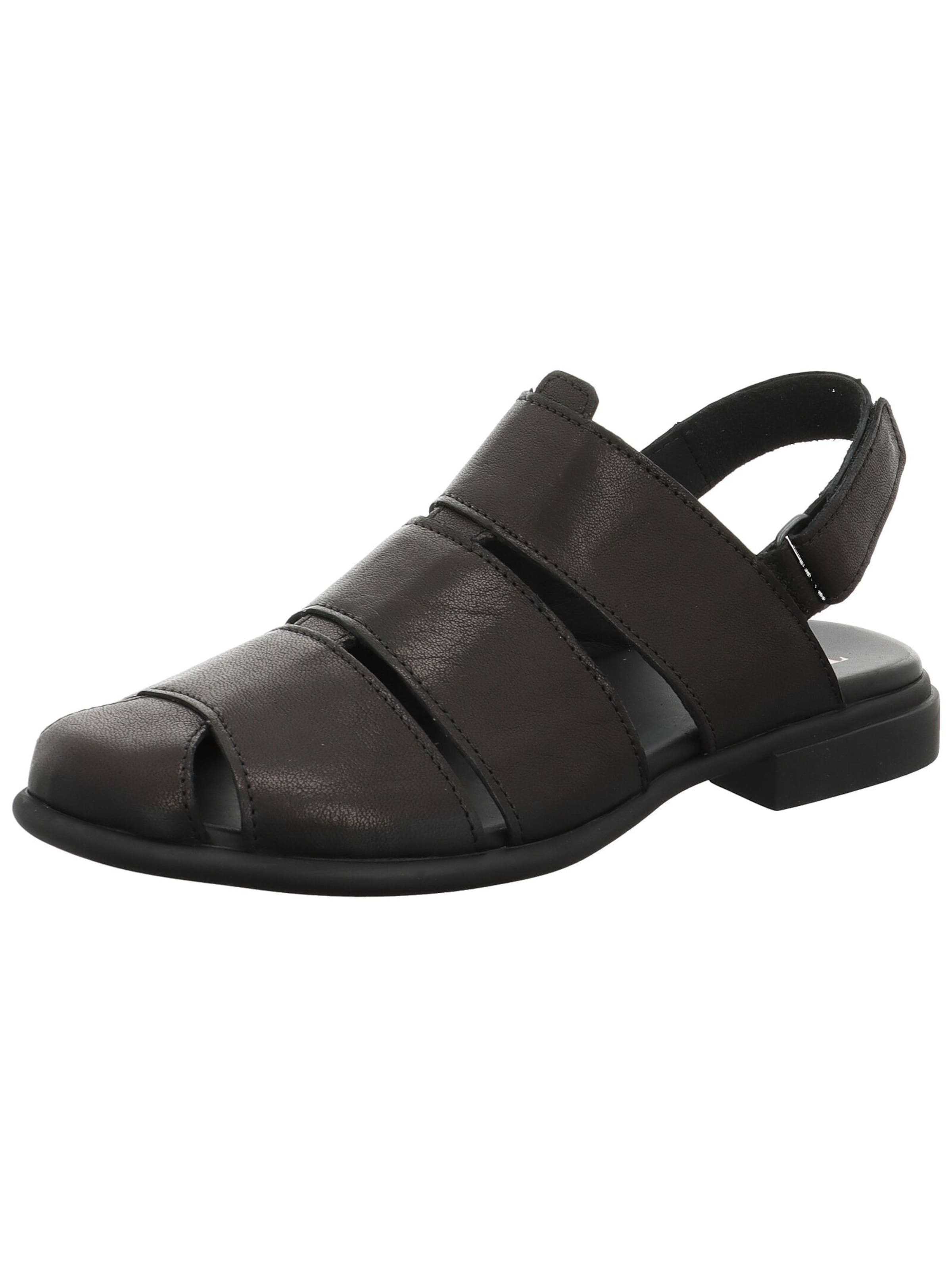 THINK! Sandals in Black: front