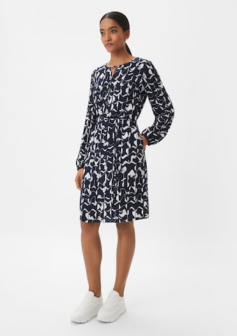 comma casual identity Kleid in Blau: Vorderseite