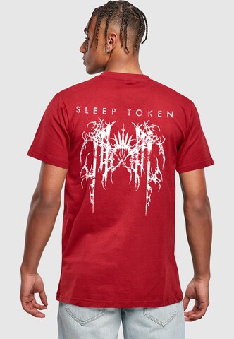Merchcode Shirt 'Sleep Token - Grunge' in Rot