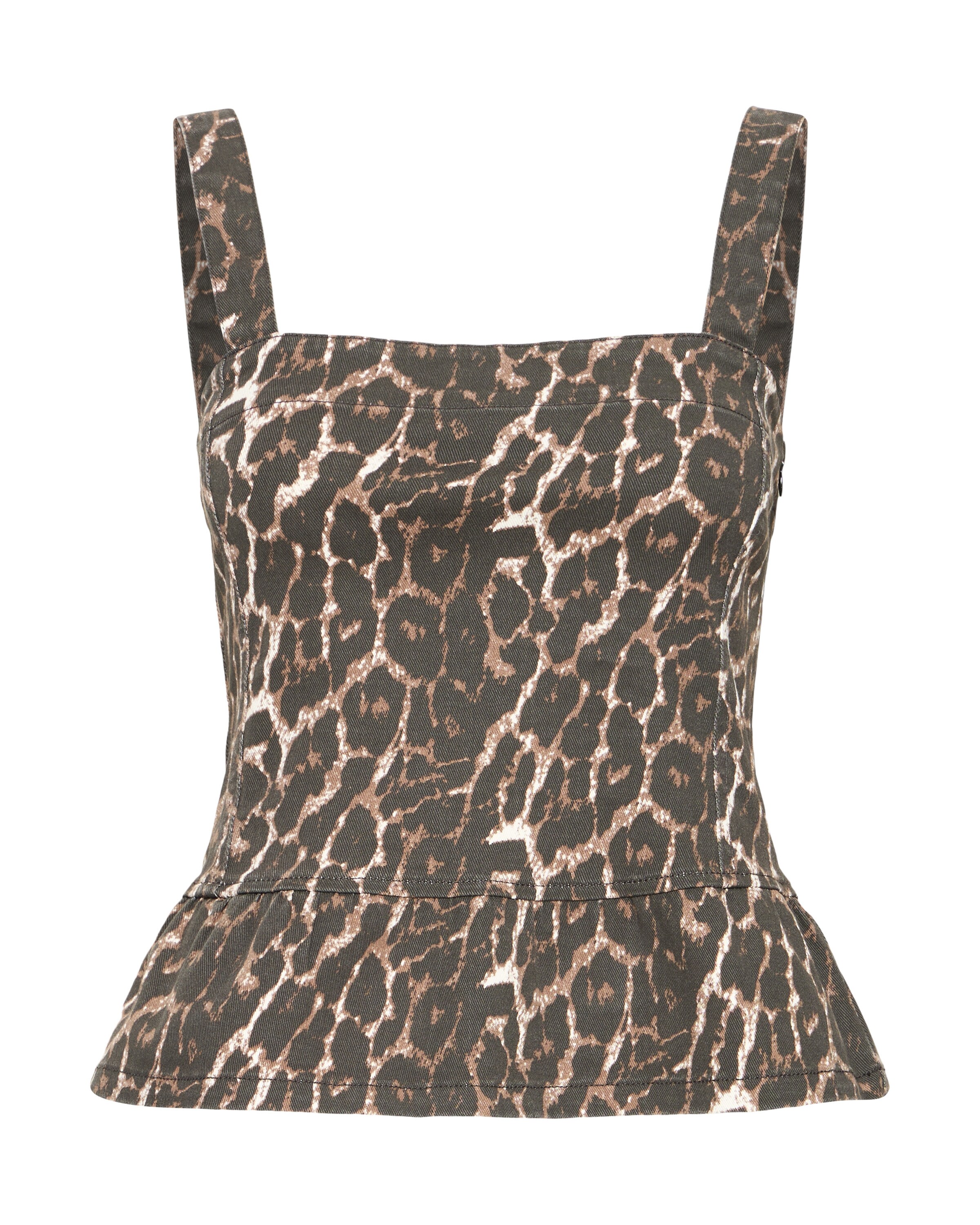 ICHI Top 'IHBROKES' in de kleur Nude / Bruin, Productweergave