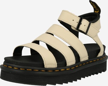 Dr. Martens Strap Sandals 'Blaire' in Beige: front