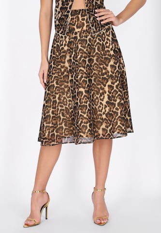 faina - Saia em bege: frente