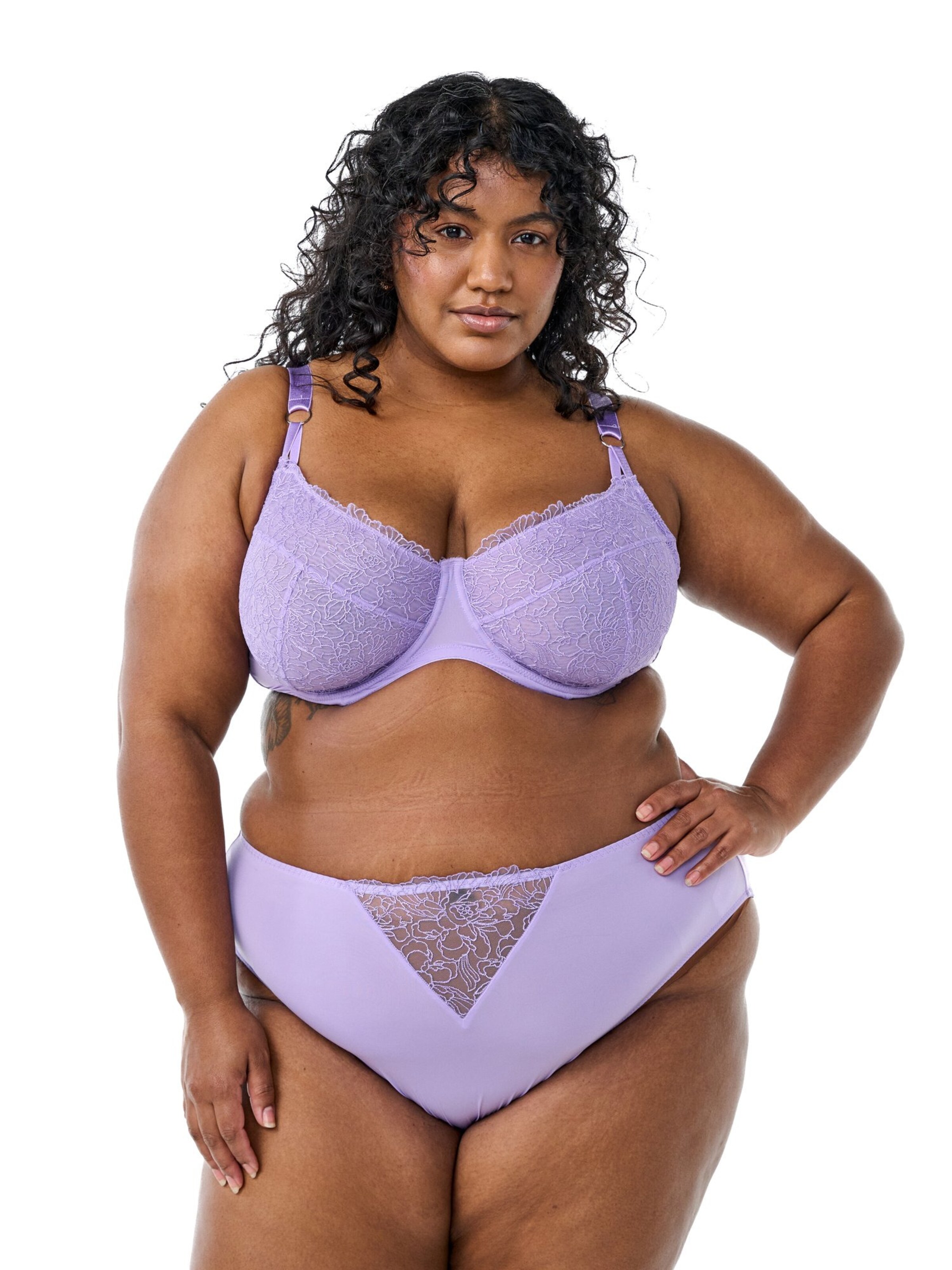 Devoted by Zizzi Трусы-слипы 'LRonja' в Лиловый: спереди