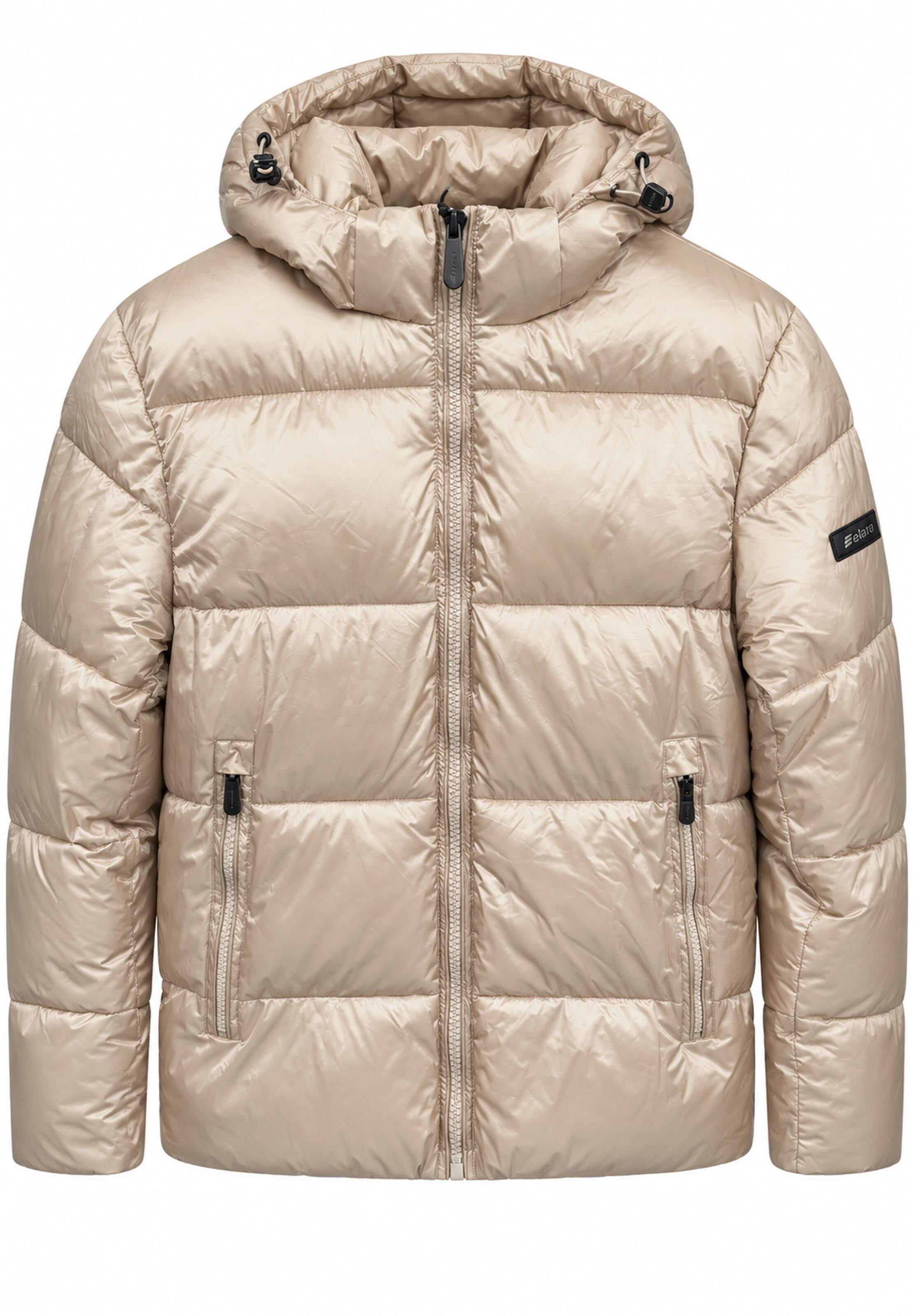 Elara Winterjas in Beige: voorkant