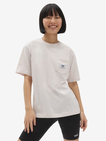 VANS T-shirt 'CLASSIC PATCH POCKET' i beige: framsida