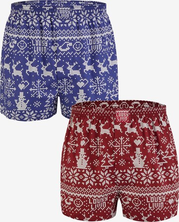 Lousy Livin Boxershorts 'Scandi' in Blau: predná strana