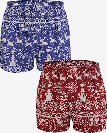 Lousy Livin Boxer shorts 'Scandi' in Blue: front
