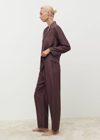 MANGO Pajama Pants 'Habo' in Purple