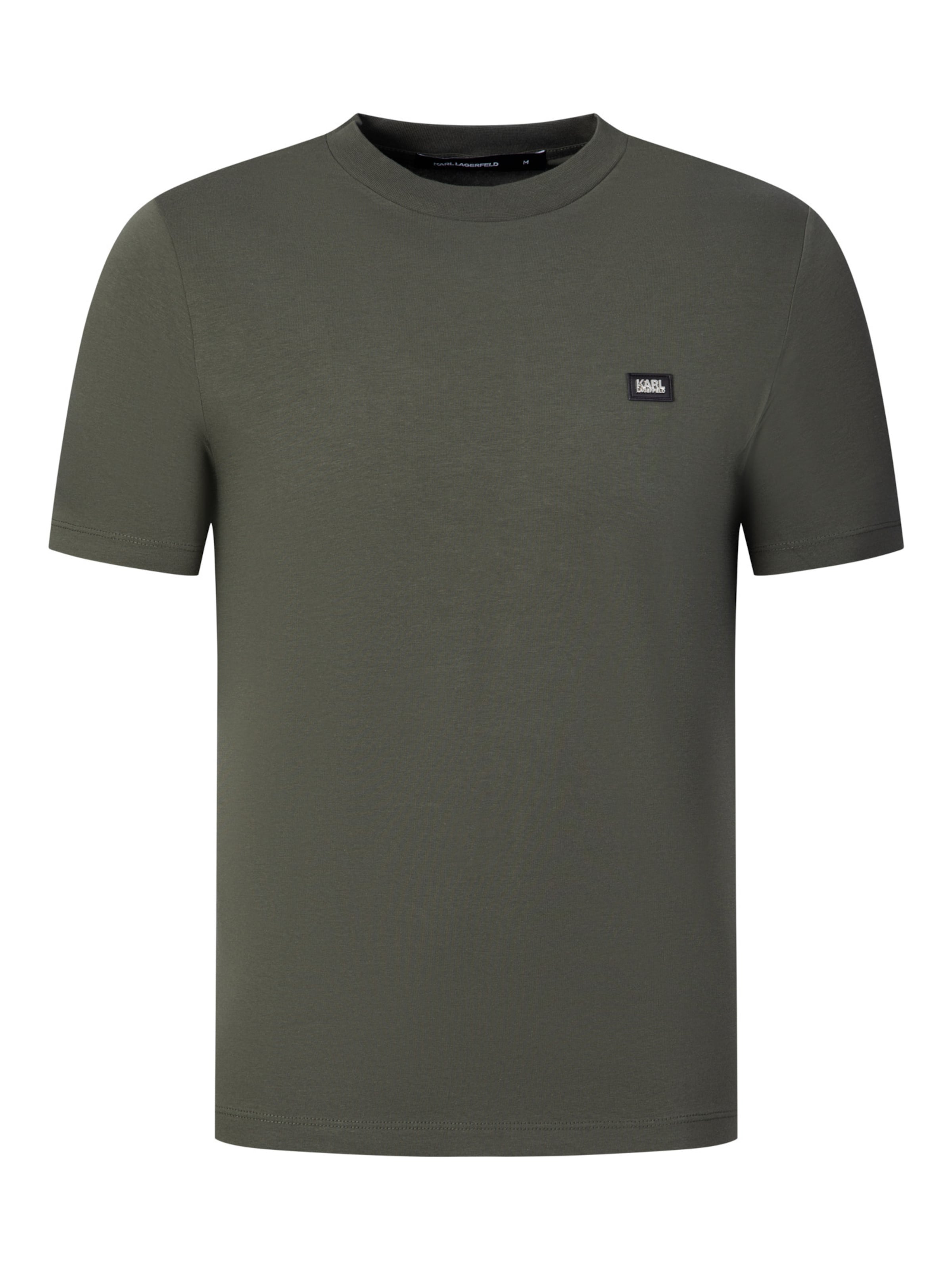 T-Shirt Karl Lagerfeld en vert : devant