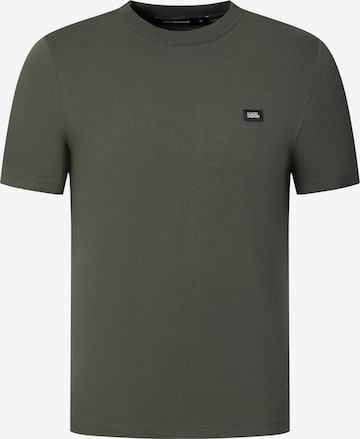 T-Shirt Karl Lagerfeld en vert : devant