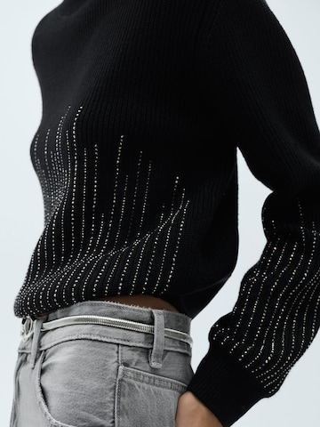 Pulover 'Elegance' de la MANGO pe negru