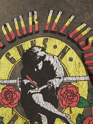 Bershka T-Shirt in Grau