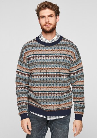 s.Oliver Sweater in Blue: front