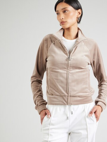 Juicy Couture Bluza rozpinana 'TANYA' w kolorze brązowy