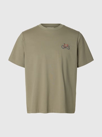 SELECTED Shirt in Green: front