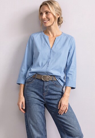 STREET ONE Blouse in Blue: front