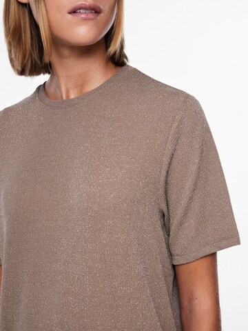 T-shirt oversize 'Lina' PIECES en marron