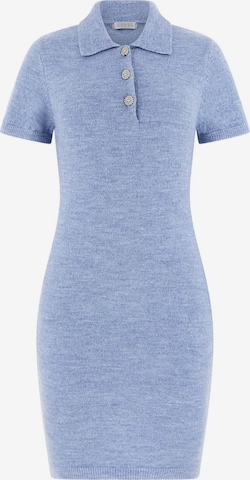 GUESS Knitted dress in Blue: front