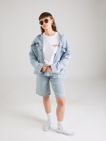 PIECES Shirt 'PCFIB' in White