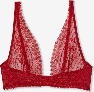 ETAM Háromszög Melltartó 'Panama' - piros: elől