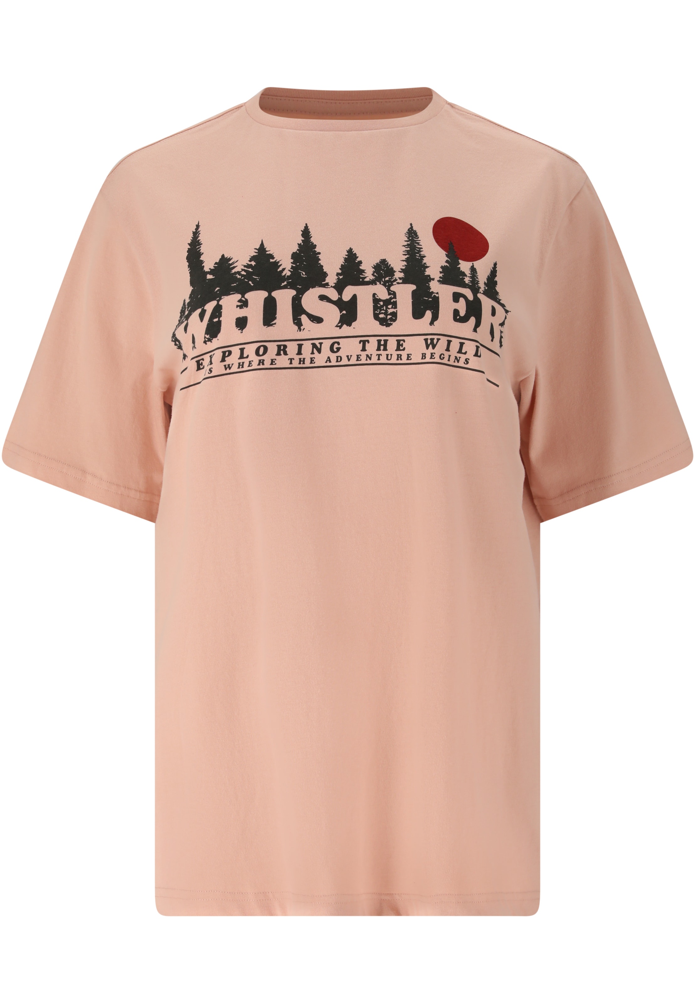 Whistler Performance shirt 'Cashew' in Pink: front