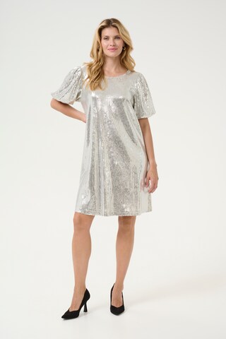 Robe de cocktail 'Festi' Cream en argent