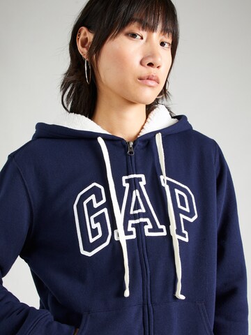 GAP Кофта на молнии в Синий