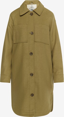 DreiMaster Vintage Between-Seasons Coat in Green: front