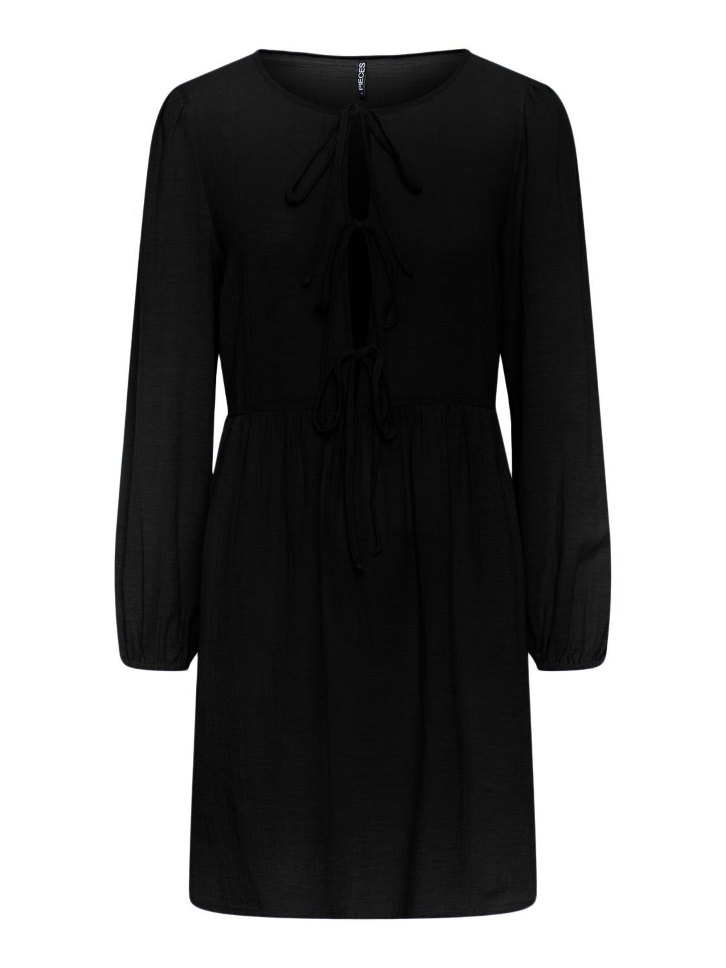 PIECES Šaty 'JALLY' – černá: přední strana