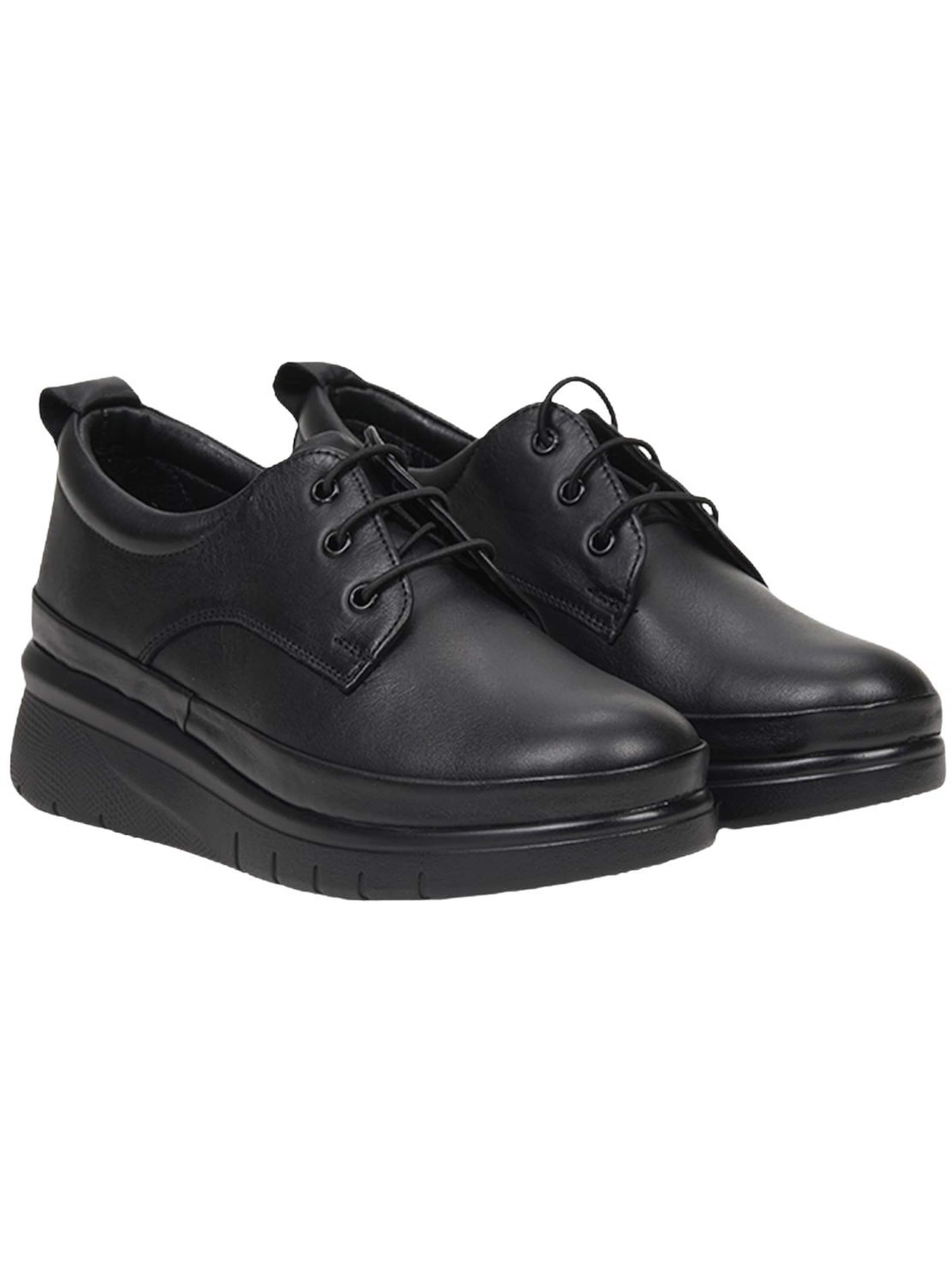 Desa Slipper 'Schnürschuhe'‌ in Schwarz