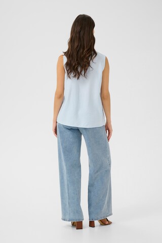 Chemisier 'CRLori' Cream en bleu