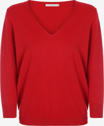 TATUUMPulover - crvena boja: prednji dio