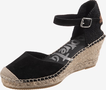 Vidorreta Sandals in Black: front