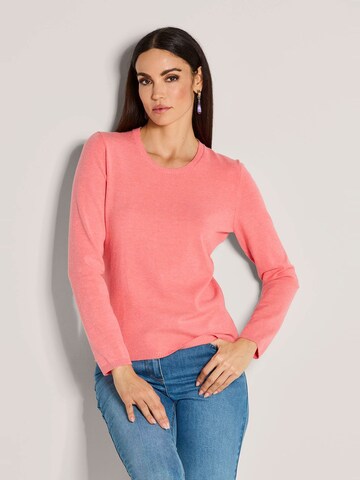 Pull-over MADELEINE en orange : devant