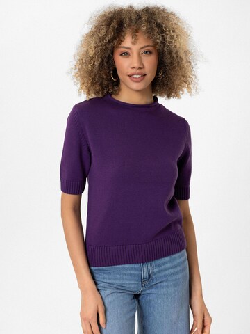 Pull-over 'Felina' Williot en violet : devant