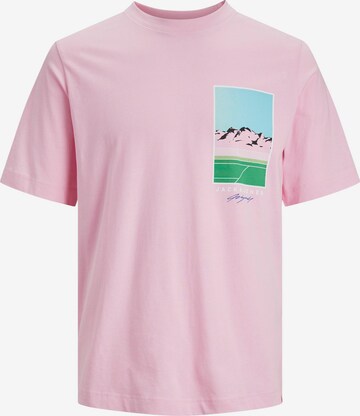 rozā JACK & JONES T-Krekls 'TULUM': no priekšpuses