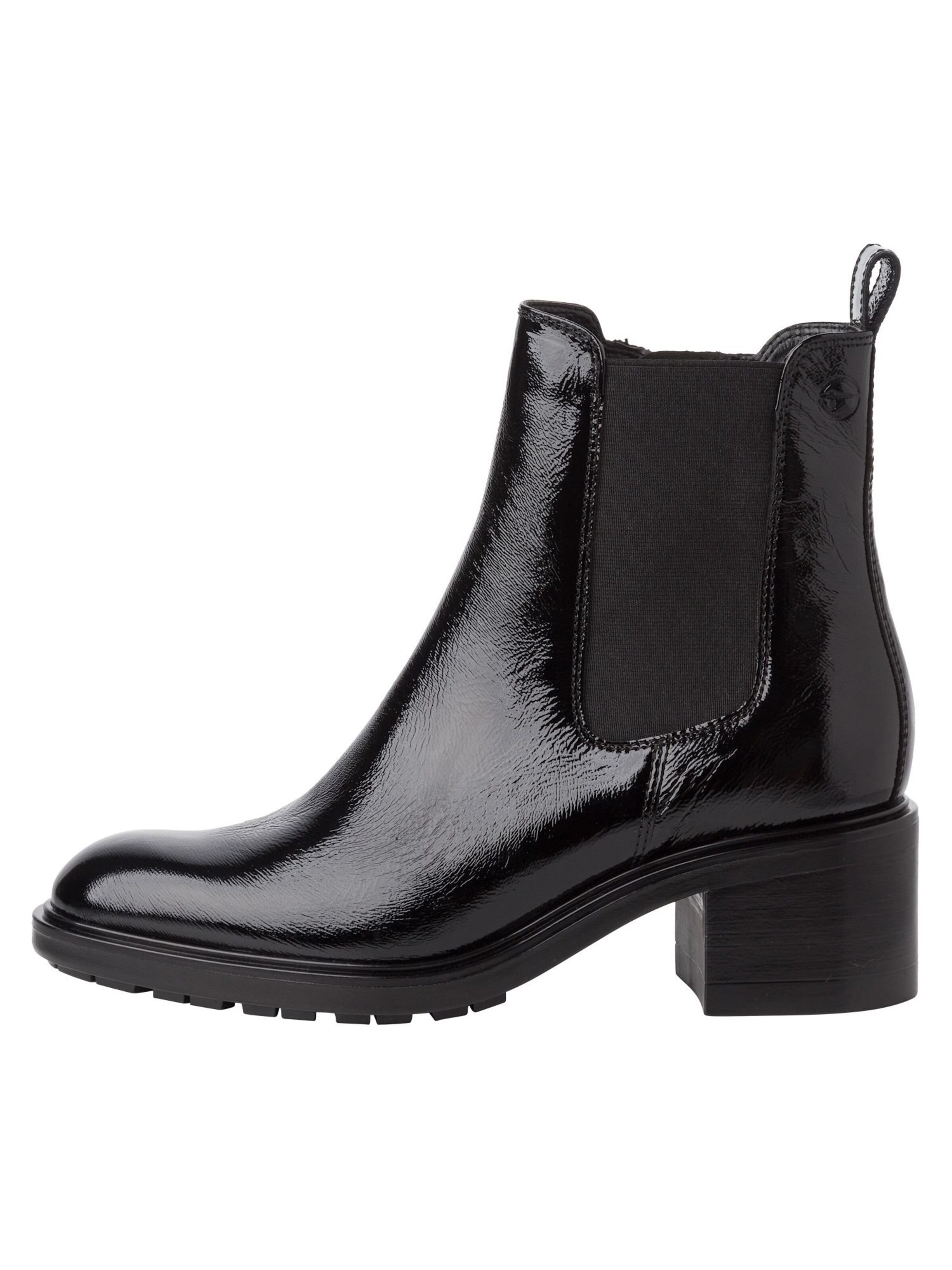 Tamaris Chelsea boots in Zwart