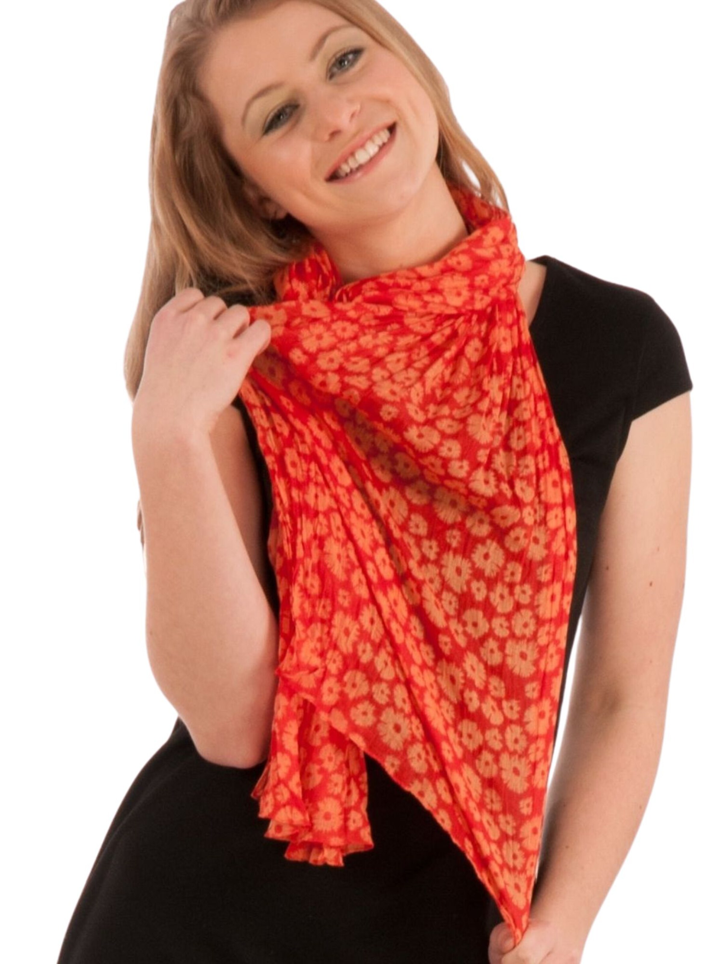 Sunsa Scarf 'Sunsa' in Orange