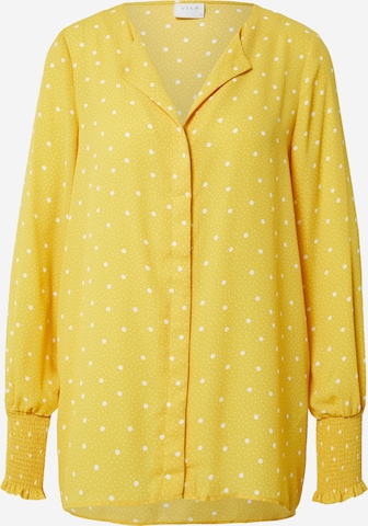 VILA - Blusa en amarillo: frente