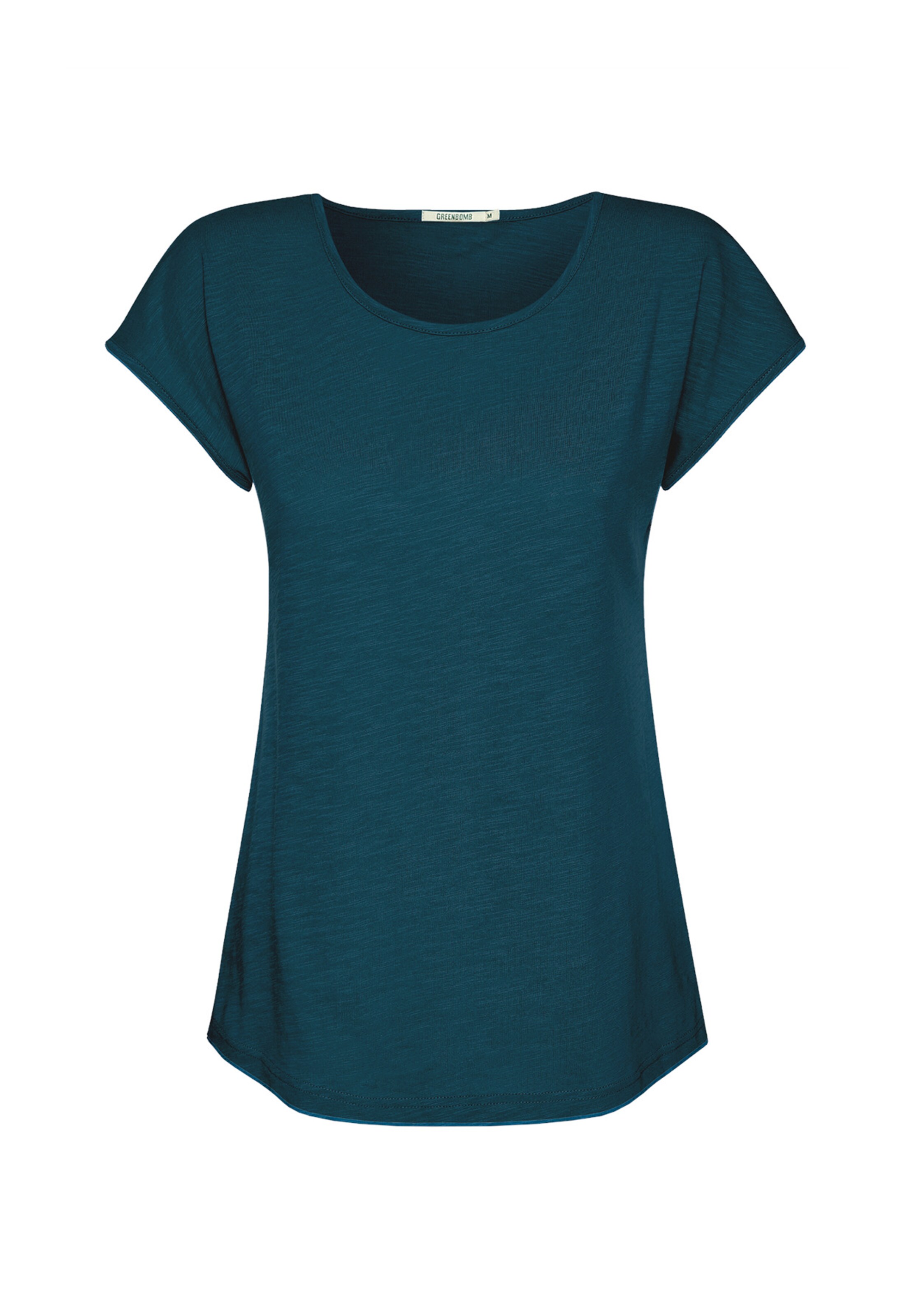 GREENBOMB T-Shirt (GOTS) in Grün: Vorderseite