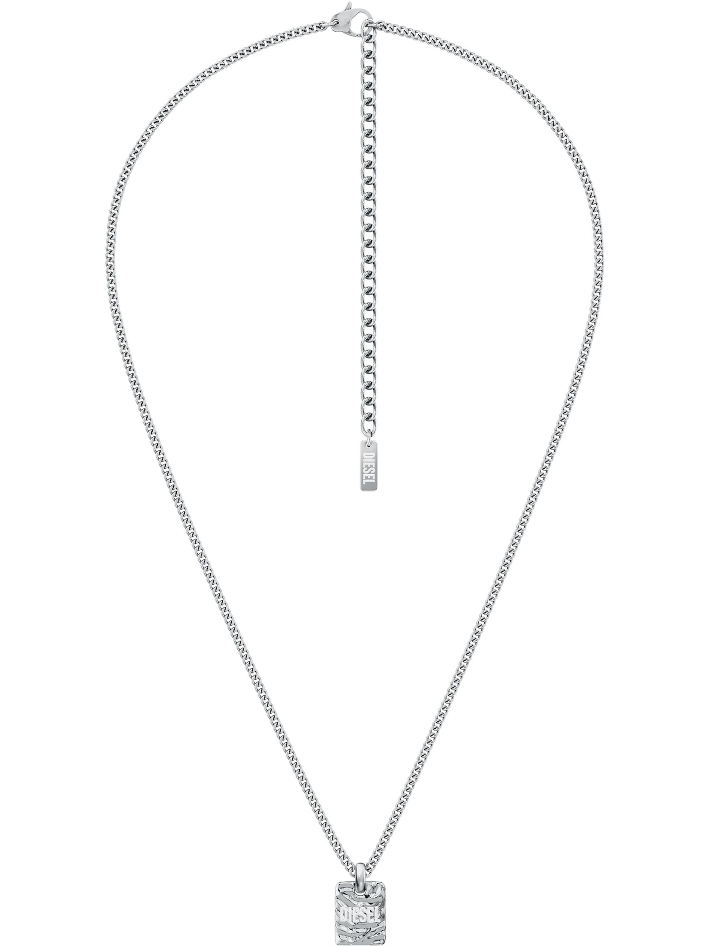 DIESEL Kette in One Size in silber, Produktansicht