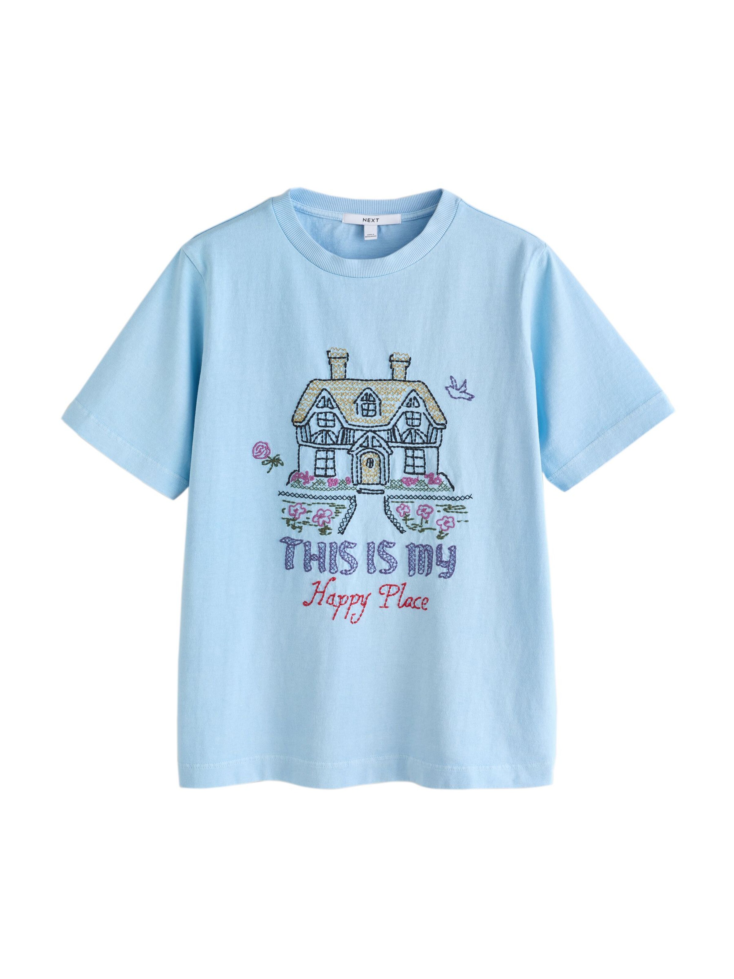 Next Shirt in Blue: front