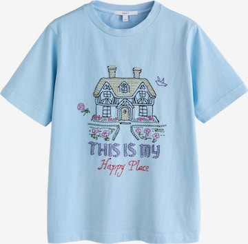 T-shirt Next en bleu : devant