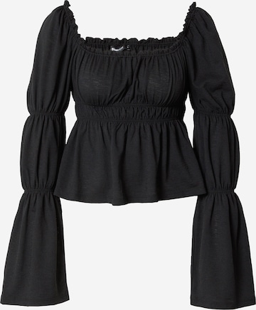 Gina Tricot - Top 'Majliz' em preto: frente