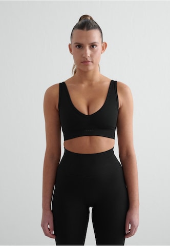 T-shirt ' ' Aim'n en noir : devant