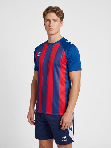 T-Shirt fonctionnel 'Match' Hummel en bleu : devant