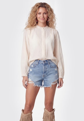 IZIA - Blusa en beige: frente